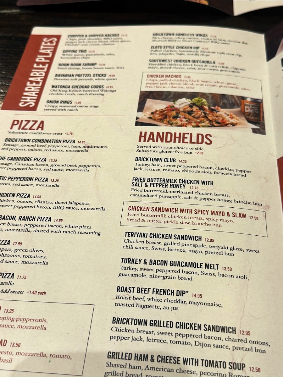 Menu Bricktown Brewery-4