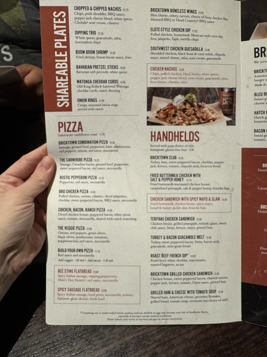 Menu Bricktown Brewery-9